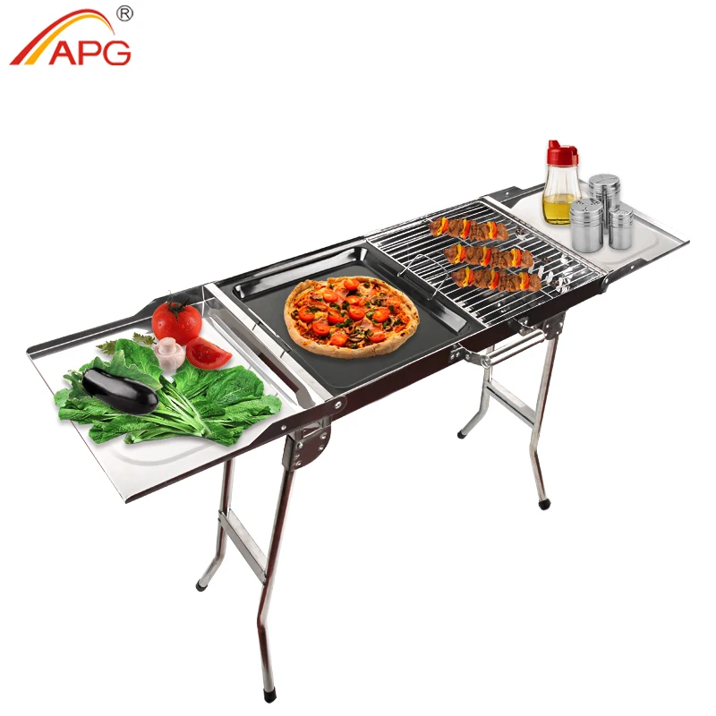 Large Size Portable Folding BBQ Grill Stainless Steel Charcoal Cooking Tool
Large Size Portable Folding BBQ Grill Stainless Steel Charcoal Cooking Tool