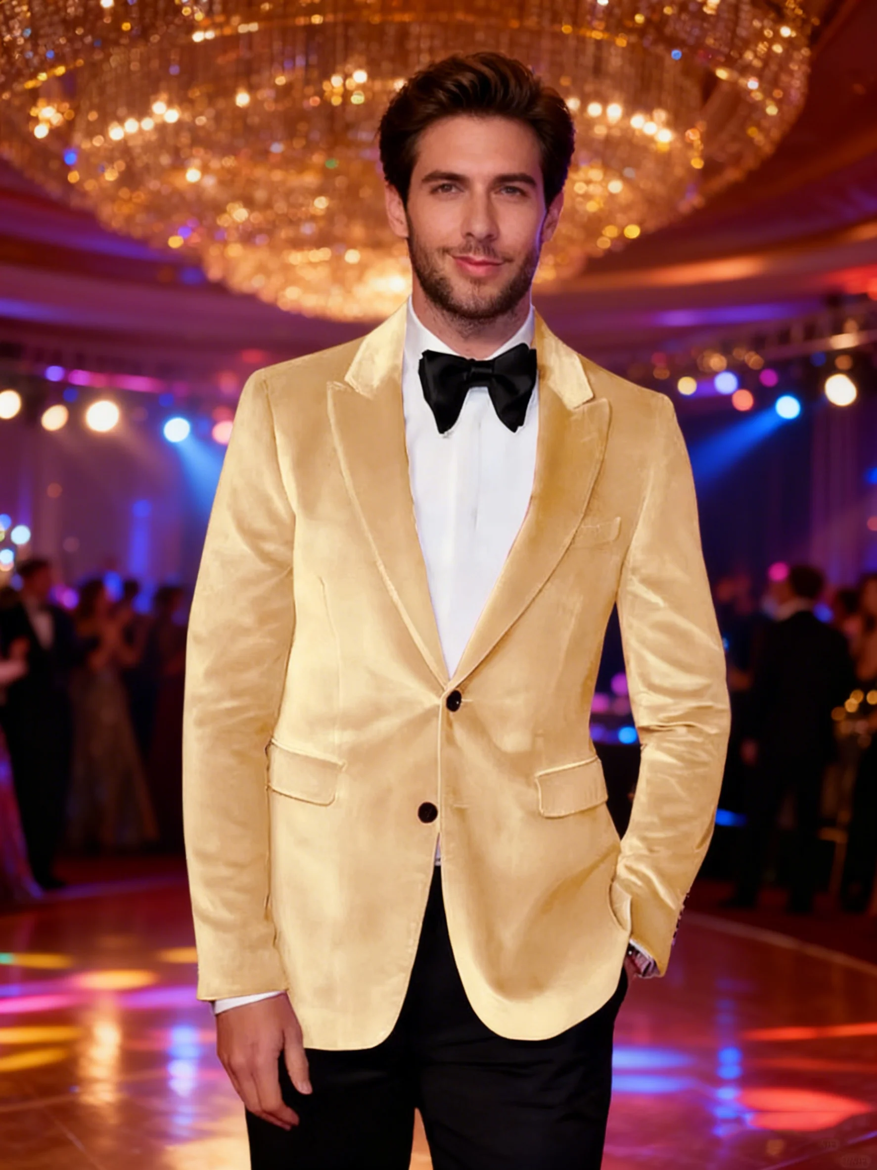 High Quality Men's Velvet Suit Coat Single Breasted Slim Fit Tailored Male Formal Jacket Business Banquet Groom's Tailcoat
High Quality Men's Velvet Suit Coat Single Breasted Slim Fit Tailored Male Formal Jacket Business Banquet Groom's Tailcoat