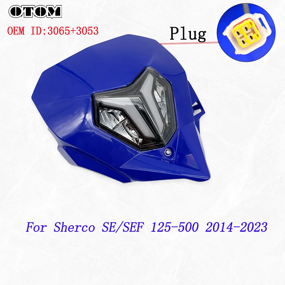 Светодиодная фара OTOM в сборе для SHERCO SE SEF 125 250 300 450 500 2014-2023, аксессуары для мотоциклов E24 Emark, фара для мотокросса
Светодиодная фара OTOM в сборе для SHERCO SE SEF 125 250 300 450 500 2014-2023, аксессуары для мотоциклов E24 Emark, фара для мотокросса