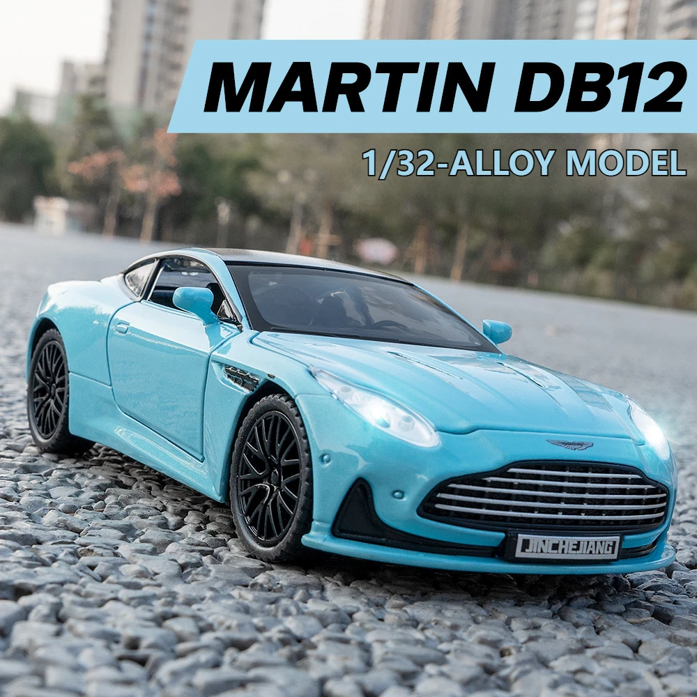 1:32 Aston Martin DB12 модель спортивного автомобиля, литая под давлением металлическая гоночная машина, модель автомобиля, имитация звука и света, детская игрушка в подарок
1:32 Aston Martin DB12 модель спортивного автомобиля, литая под давлением металлическая гоночная машина, модель автомобиля, имитация звука и света, детская игрушка в подарок