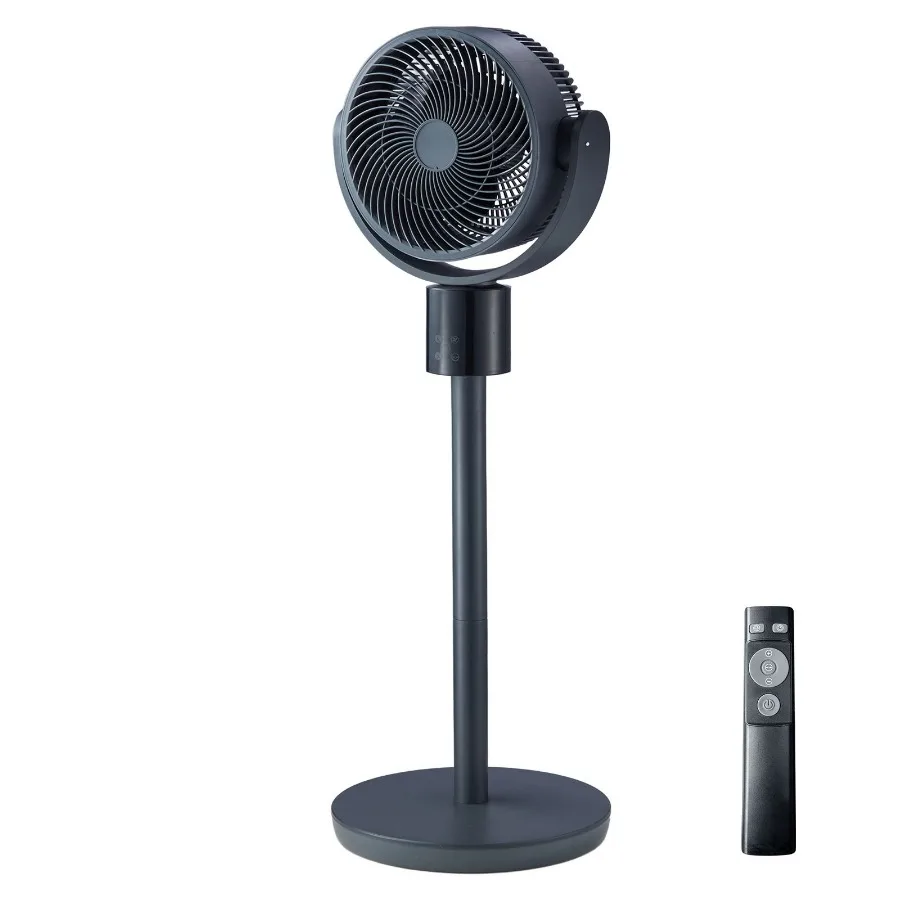 7-Inch Pedestal Fan, Oscillating Standing Floor Fan with DC Motor, Remote Control, 12 Speeds and 3 Modes, 15H Timer, Adjustable
7-Inch Pedestal Fan, Oscillating Standing Floor Fan with DC Motor, Remote Control, 12 Speeds and 3 Modes, 15H Timer, Adjustable