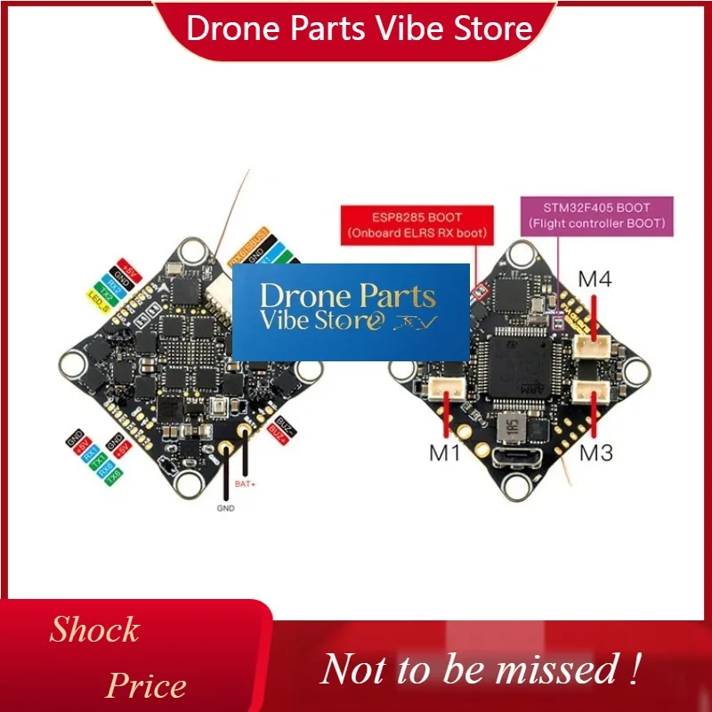 DParts1CrazyF405HD BETAFLIGHTF4 Flight Control 1-2S Drone FC With ELRS Receiver 12A ESC Black Box Barometer
DParts1CrazyF405HD BETAFLIGHTF4 Flight Control 1-2S Drone FC With ELRS Receiver 12A ESC Black Box Barometer