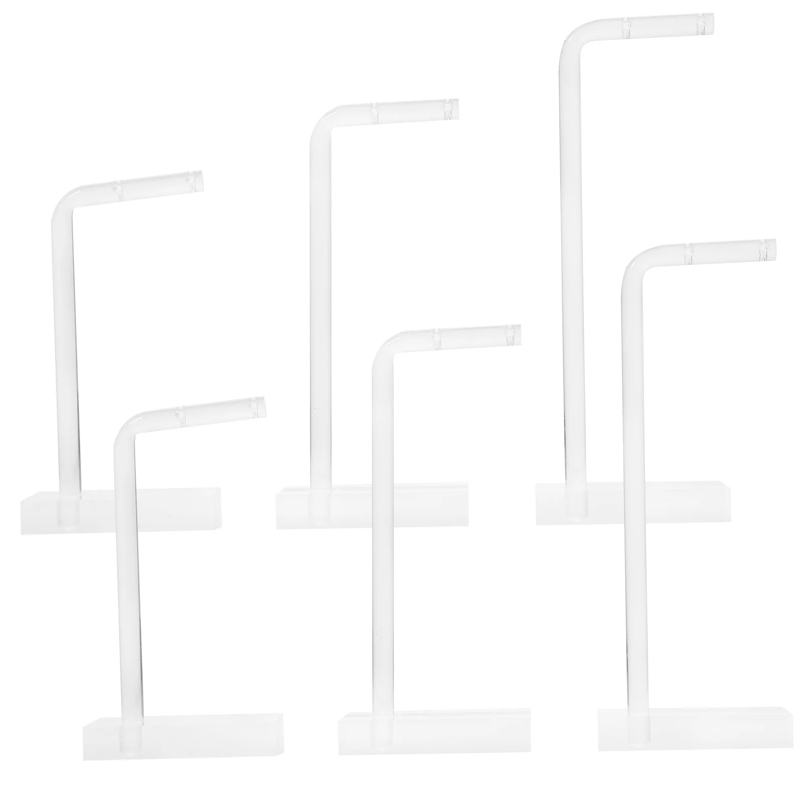 6Pcs Earring Display Rack Jewelry Holder Acrylic Ear Stud Storage Organizer for Home Store Jewelry Display Stand 
6Pcs Earring Display Rack Jewelry Holder Acrylic Ear Stud Storage Organizer for Home Store Jewelry Display Stand