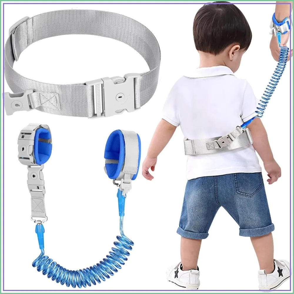 2-in-1 Kids Wrist Link & Harness, Reflective Anti-Lost Tether for Toddlers 1-4, Adjustable 50-80cm Belt, 2m Stretch Cord, Key Lock Safety, Perfect for Outdoor Travel
2-in-1 Kids Wrist Link & Harness, Reflective Anti-Lost Tether for Toddlers 1-4, Adjustable 50-80cm Belt, 2m Stretch Cord, Key Lock Safety, Perfect for Outdoor Travel