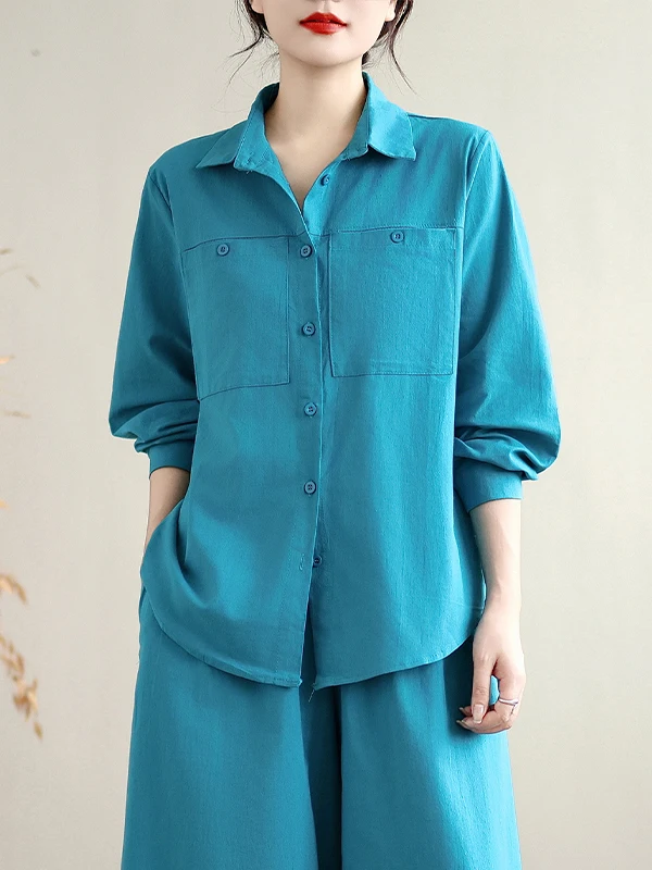 Casual Artistic Open Cardigan Top Wide Leg Pants Two Piece Set Spring Collection Outlet Store New Arrivals Women's Fashion
Casual Artistic Open Cardigan Top Wide Leg Pants Two Piece Set Spring Collection Outlet Store New Arrivals Women's Fashion