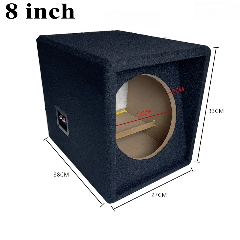 8 10 12 inch Car audio passive subwoofer empty box maze perforated wooden box speaker
8 10 12 inch Car audio passive subwoofer empty box maze perforated wooden box speaker
