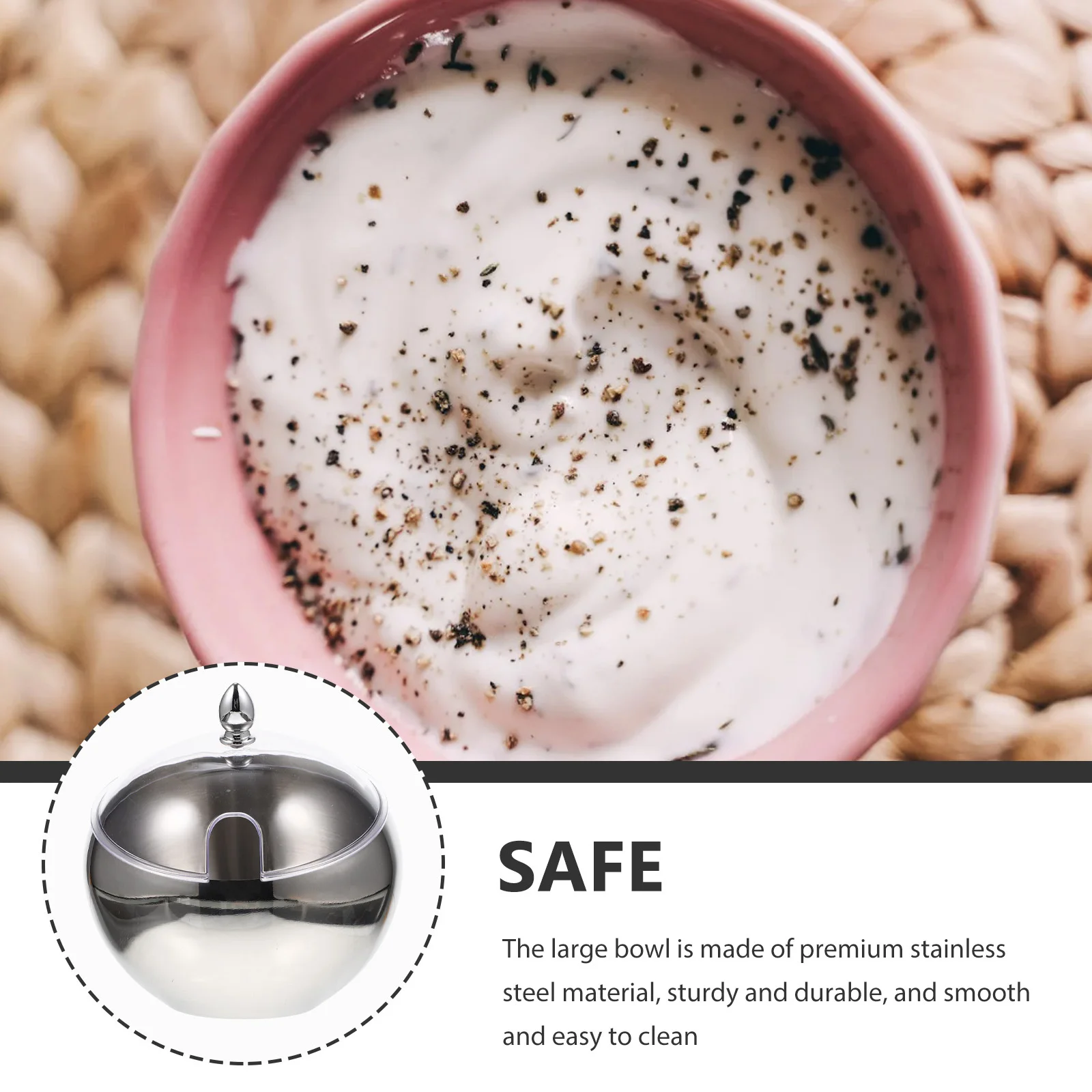 Утолщенная миска с косым горлом, большая сервировочная миска для салата из нержавеющей стали для дома, отеля, кафе, шведского стола, вечерние контейнер для еды