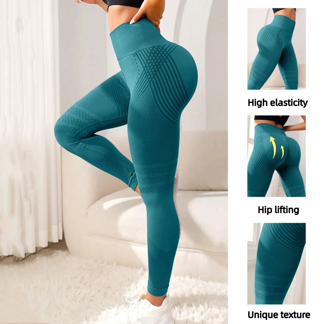 Yoga Pants With Sexy Lines Lifting Buttocks Sports Tight Pants Women's High Waisted Elastic Fitness Pants Running Yoga Pants
Yoga Pants With Sexy Lines Lifting Buttocks Sports Tight Pants Women's High Waisted Elastic Fitness Pants Running Yoga Pants