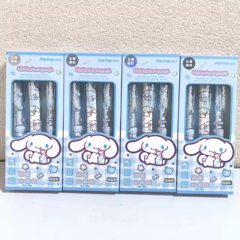 36pcs/lot Kawaii Sanrio Cinnamoroll Press Gel Pen Cute 0.5mm Black Ink Neutral Pens Promotional Gift Office School Supplies
36pcs/lot Kawaii Sanrio Cinnamoroll Press Gel Pen Cute 0.5mm Black Ink Neutral Pens Promotional Gift Office School Supplies