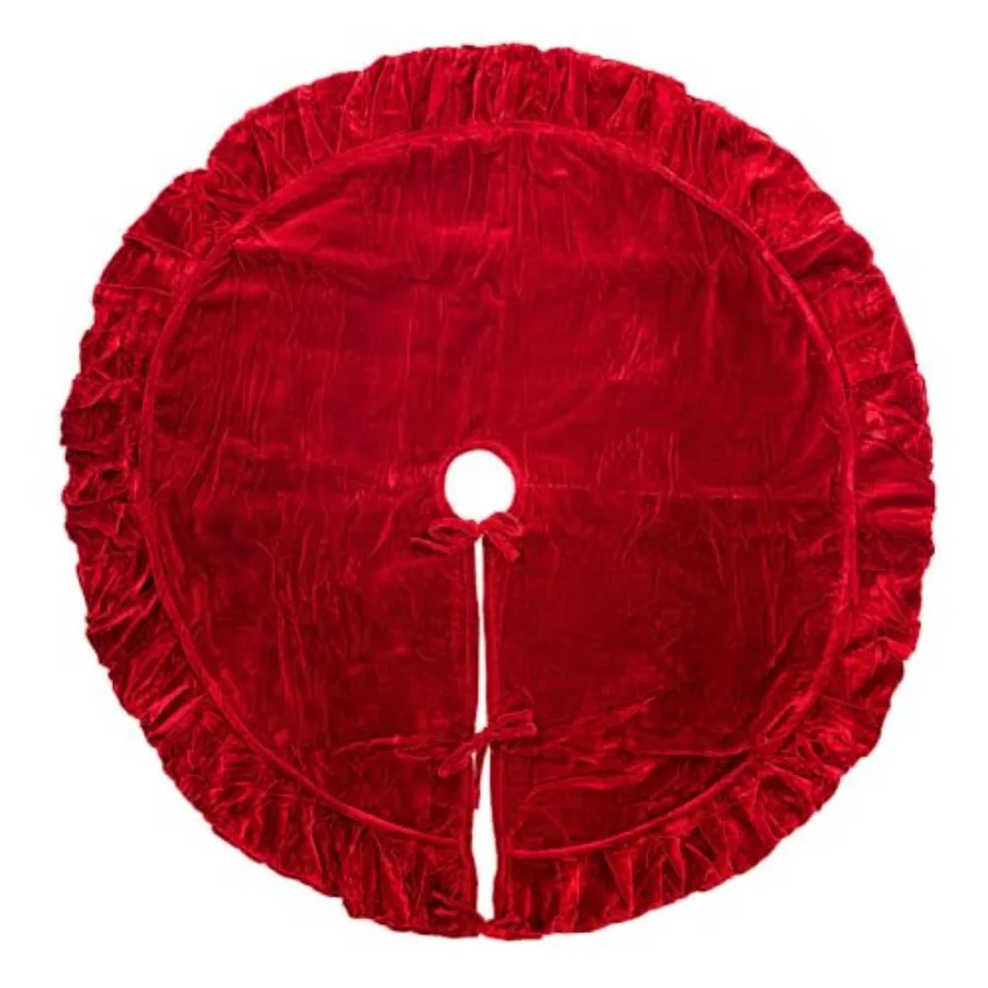 72" Plush Red Veet Christmas Tree Skirt - Elegant Christmas Tree Skirt Large - Red Christmas Tree Skirt - Veet Holiday Tree Ski
72" Plush Red Veet Christmas Tree Skirt - Elegant Christmas Tree Skirt Large - Red Christmas Tree Skirt - Veet Holiday Tree Ski