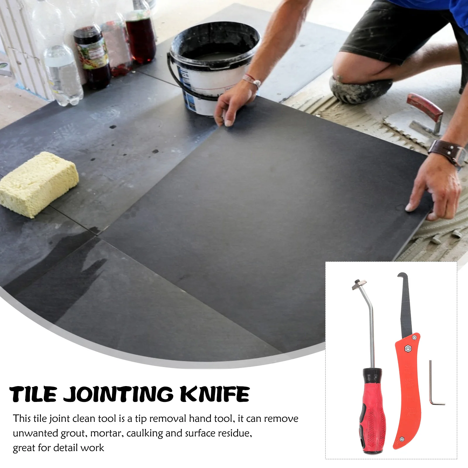 2 Pcs Grout Removal Tool Tungsten Steel Cleaner Random Color Ergonomic Handle Caulking Tools Tile Joint Cleaning Manual Kit
2 Pcs Grout Removal Tool Tungsten Steel Cleaner Random Color Ergonomic Handle Caulking Tools Tile Joint Cleaning Manual Kit