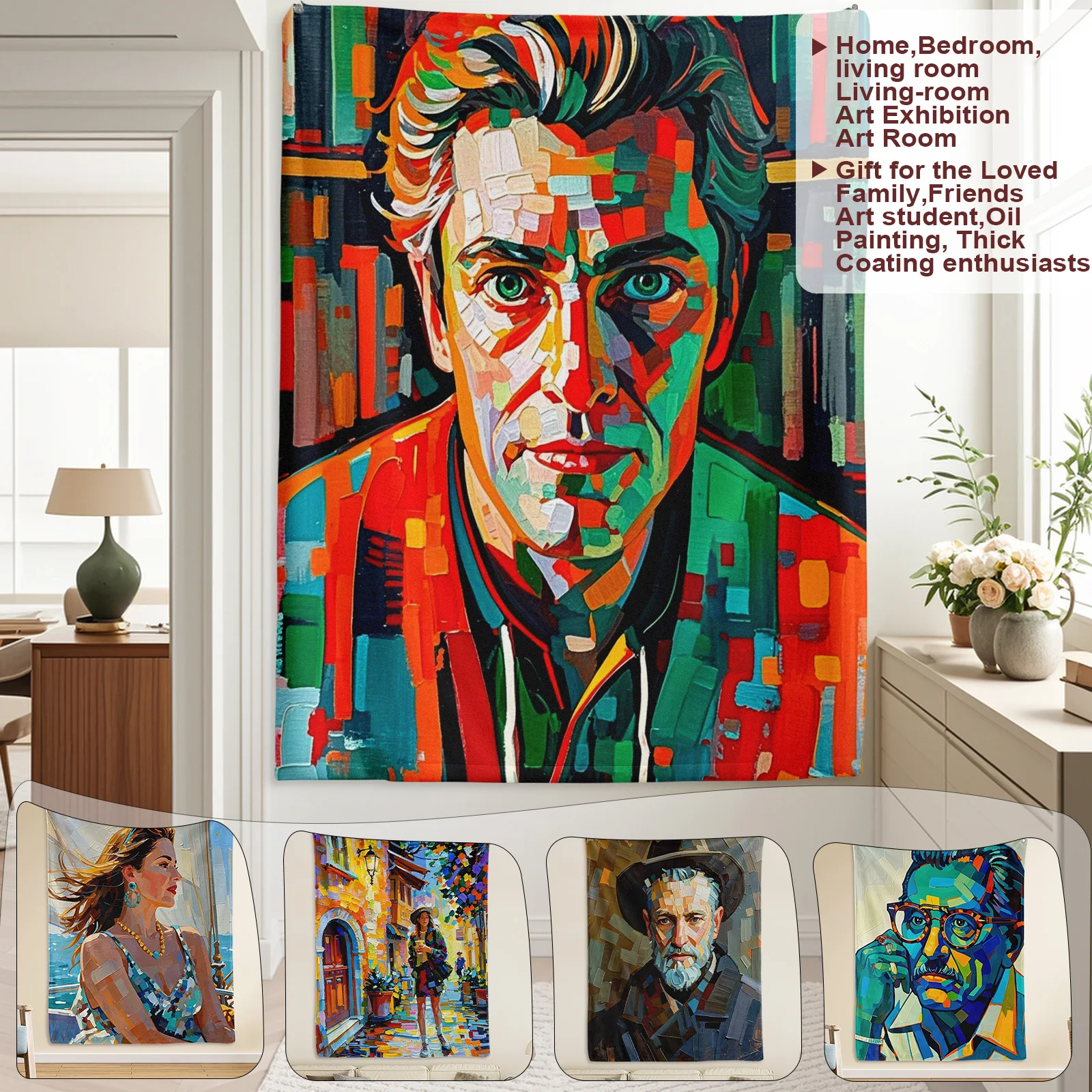 Vibrant Picasso Inspired Tapestry Oil Painting Art, Home Decoration Birthday Present for Optimize Thick Coating Enthusiasts
Vibrant Picasso Inspired Tapestry Oil Painting Art, Home Decoration Birthday Present for Optimize Thick Coating Enthusiasts