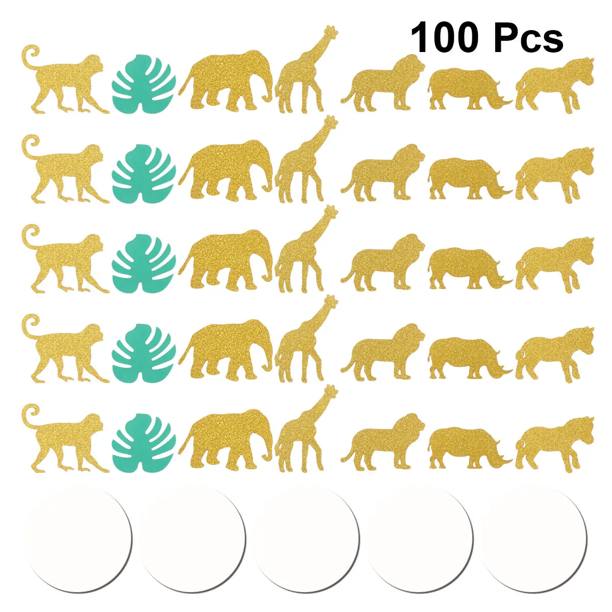 100pcs Hawaiian Party Confetti Jungle Animal Monstera Theme Bright Glitter Creative Decoration For Birthday Wedding Baby Shower
100pcs Hawaiian Party Confetti Jungle Animal Monstera Theme Bright Glitter Creative Decoration For Birthday Wedding Baby Shower