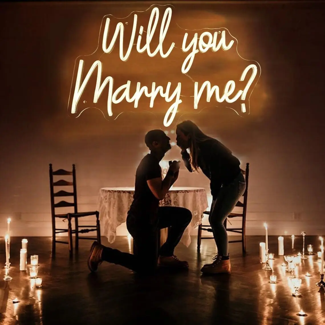 Will You Marry Me Neon Sign USB Dimmable for Wedding Ceremony Party Birthday Art Wall Backdrop Sign Bedroom Home Bar Pub Decor
Will You Marry Me Neon Sign USB Dimmable for Wedding Ceremony Party Birthday Art Wall Backdrop Sign Bedroom Home Bar Pub Decor