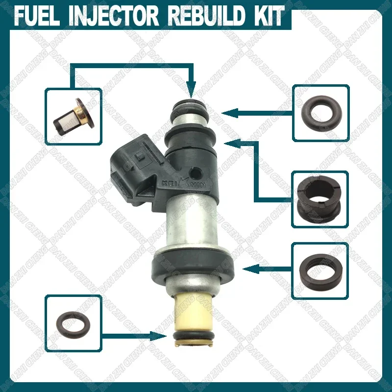 FUEL INJECTOR REPAIR KIT O-RINGS PINTLE CAPS FILTERS for Acura MDX Honda Odyssey Pilot 06164-P8E-A00 FJ339 842-12279
FUEL INJECTOR REPAIR KIT O-RINGS PINTLE CAPS FILTERS for Acura MDX Honda Odyssey Pilot 06164-P8E-A00 FJ339 842-12279