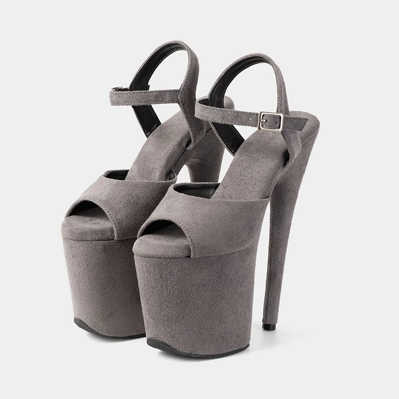 New Popular Faux Suede 20cm 8" Heeles Sexy Exotic Stripper Pole Dance Shoes Catwalk Model ClubShow High Heels Platform Sandals
New Popular Faux Suede 20cm 8" Heeles Sexy Exotic Stripper Pole Dance Shoes Catwalk Model ClubShow High Heels Platform Sandals