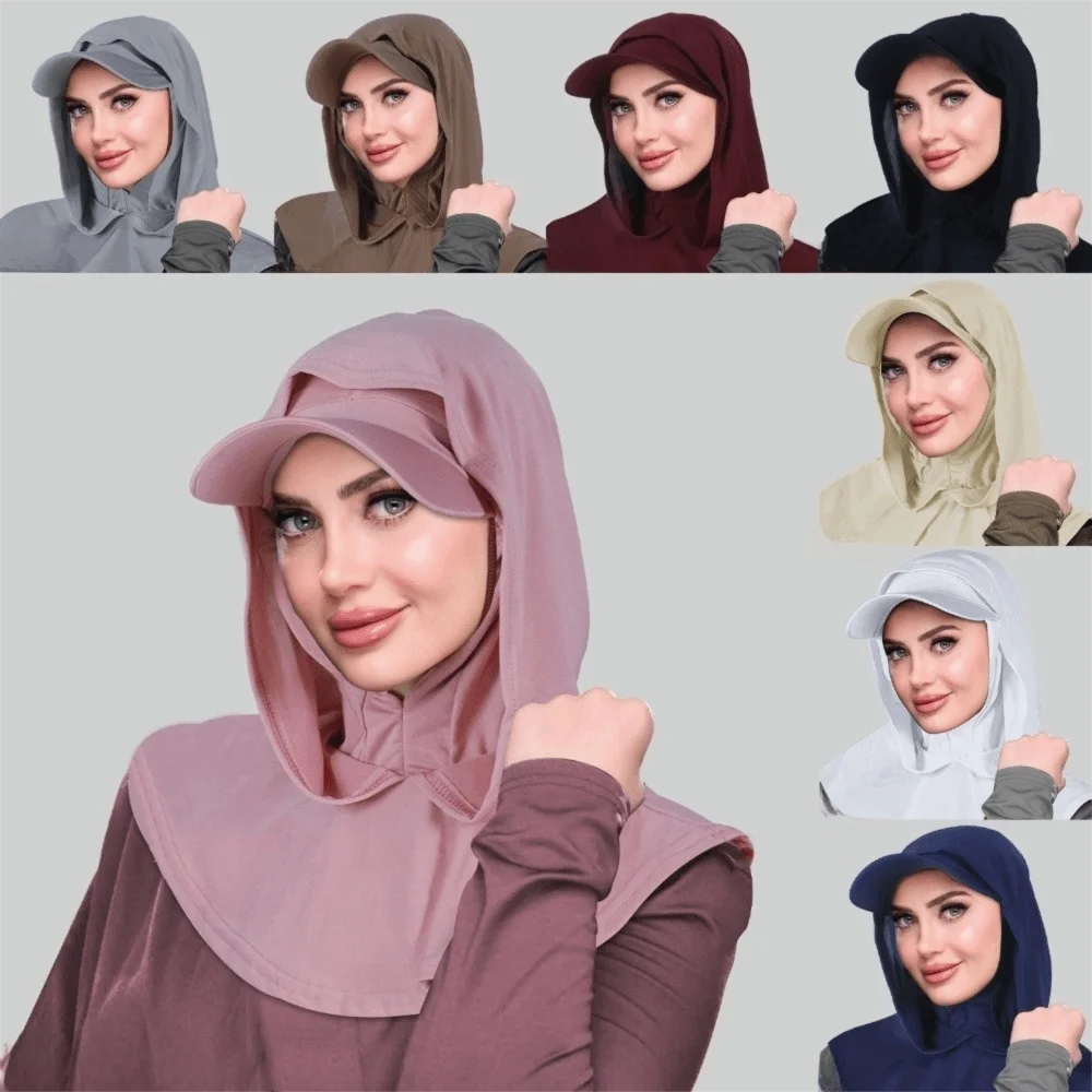 Head Wrap Sun Protection Sun Hat with Hood Wide Brim Solid Color Headscarf Hat Neck Protection Breathable Turban Cap Fishing
Head Wrap Sun Protection Sun Hat with Hood Wide Brim Solid Color Headscarf Hat Neck Protection Breathable Turban Cap Fishing
