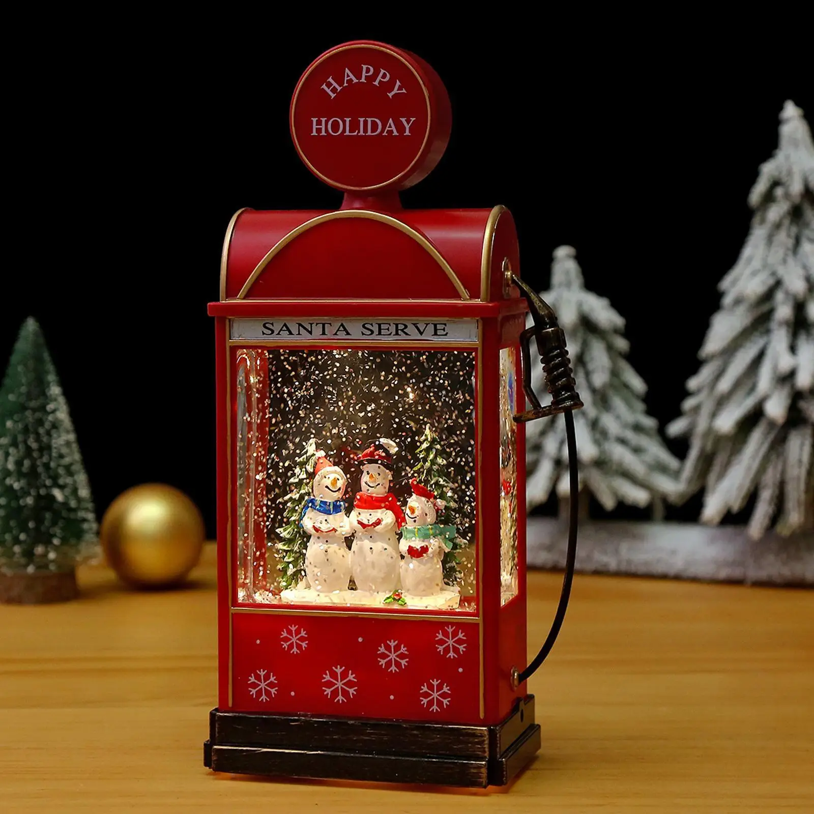 Музыкальный рождественский снежный шар Снеговик с подсветкой для внутреннего квартиры в общежитии
Музыкальный рождественский снежный шар Снеговик с подсветкой для внутреннего квартиры в общежитии