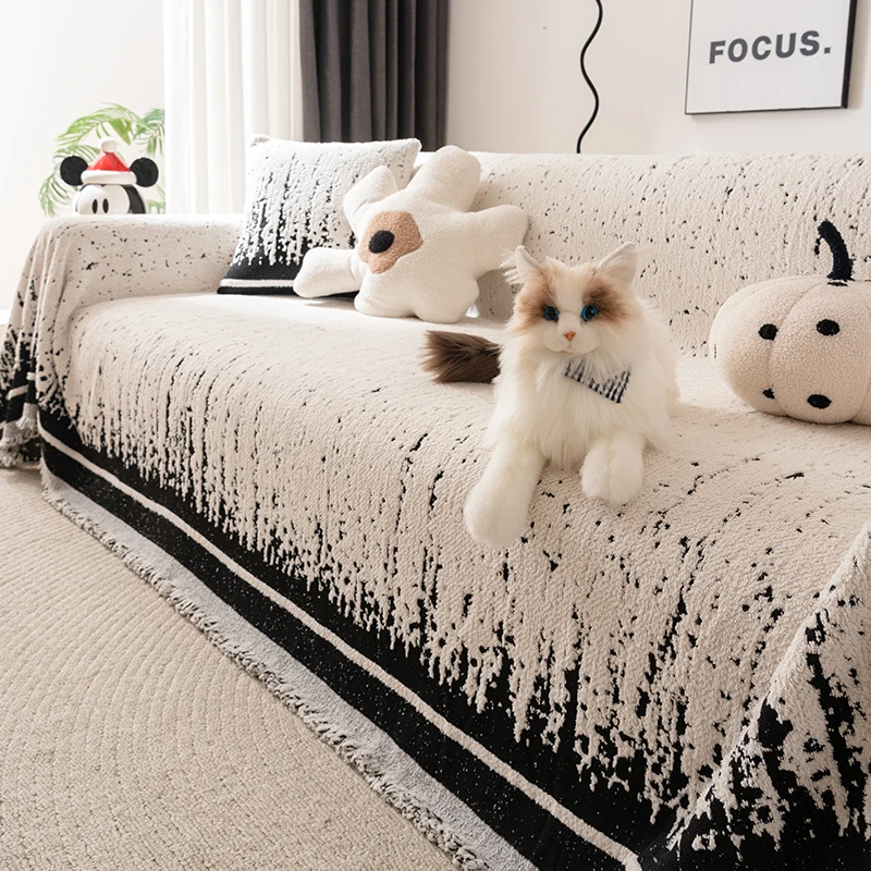 1pc high-end decorative art sofa towel, simple and versatile for all seasons, pet friendly, dust-proof and machine washable
1pc high-end decorative art sofa towel, simple and versatile for all seasons, pet friendly, dust-proof and machine washable