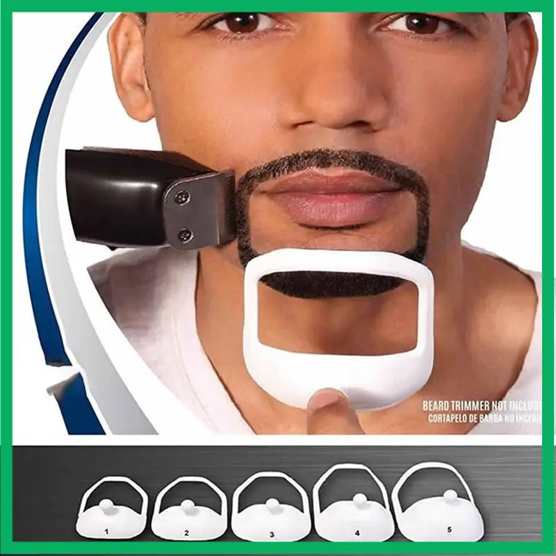A74M-Shaving Template Beard Styling Template 5Pcs Trimming Supplies French Beard Beard Care White
A74M-Shaving Template Beard Styling Template 5Pcs Trimming Supplies French Beard Beard Care White