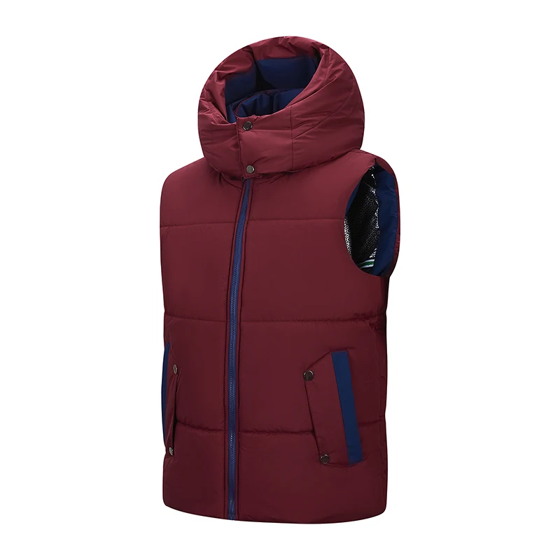 Male Winter Sleeveless Jacket Men Hooded Windproof Vest Waistcoat Men's Thick Sleeveless Warm Waistcoat Thermal Vests for Men
Male Winter Sleeveless Jacket Men Hooded Windproof Vest Waistcoat Men's Thick Sleeveless Warm Waistcoat Thermal Vests for Men