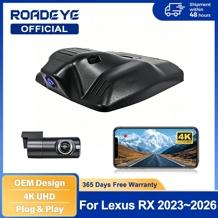 Plug and Play Dash Cam For Lexus RX 350 500 RX500H RX350H 2023~2026 Car Video Recorder Wifi DVR 4K DashCam For Car Camera
Plug and Play Dash Cam For Lexus RX 350 500 RX500H RX350H 2023~2026 Car Video Recorder Wifi DVR 4K DashCam For Car Camera