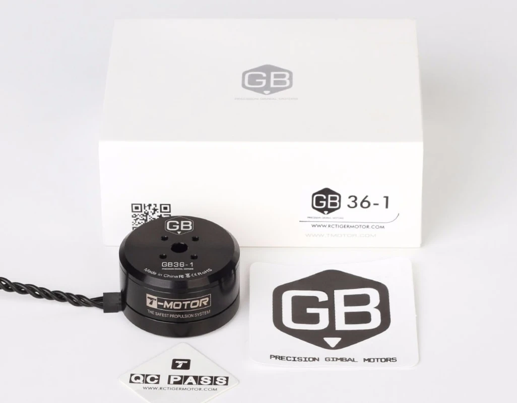 T-MOTOR GB36-1 KV50 Brushless Gimbal Motor Hollow Shaft for DSLR Camera Stabilizer RC Drone Photography High Torque Motor
T-MOTOR GB36-1 KV50 Brushless Gimbal Motor Hollow Shaft for DSLR Camera Stabilizer RC Drone Photography High Torque Motor