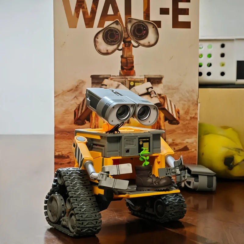 Оригинальная коллекционная модель робота Валли (Wall-E) из фильма, классическая реплика, сборная фигурка, подвижная, для рабочего стола, украшение, игрушка, подарок
Оригинальная коллекционная модель робота Валли (Wall-E) из фильма, классическая реплика, сборная фигурка, подвижная, для рабочего стола, украшение, игрушка, подарок