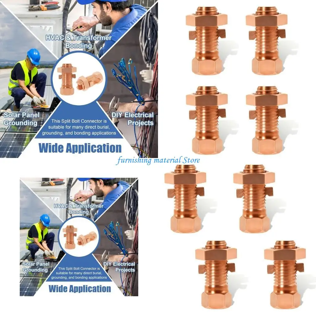 Y5GD 4pack High Performances Bolt Clamps For Wire Size 4 To 8 AWG In Various Environmental Setting
Y5GD 4pack High Performances Bolt Clamps For Wire Size 4 To 8 AWG In Various Environmental Setting