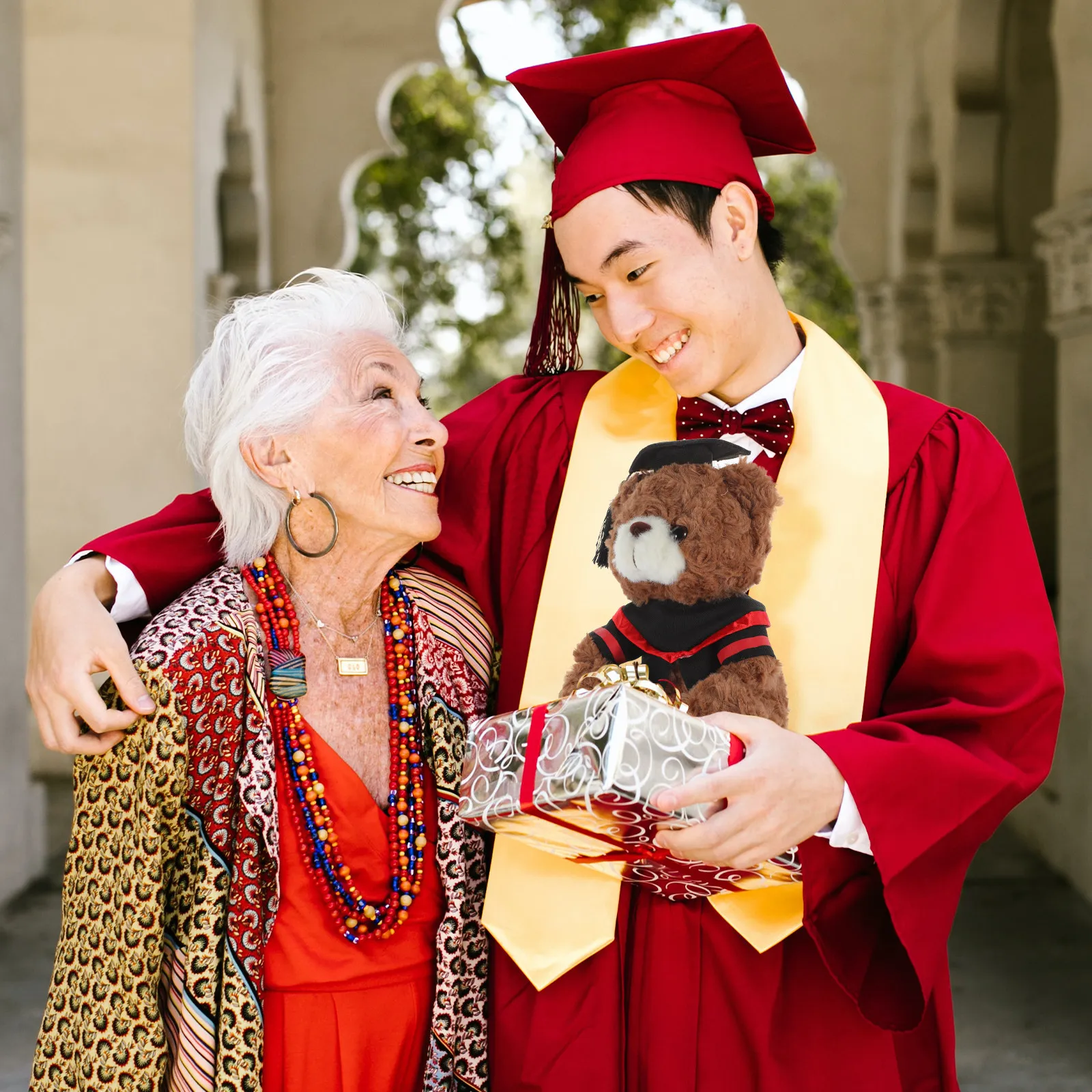 Graduation Bear Stuffed Animal Bear Soft Cotton Decorative Graduation Gift Adorable Table Display Small Home Office Decor
Graduation Bear Stuffed Animal Bear Soft Cotton Decorative Graduation Gift Adorable Table Display Small Home Office Decor