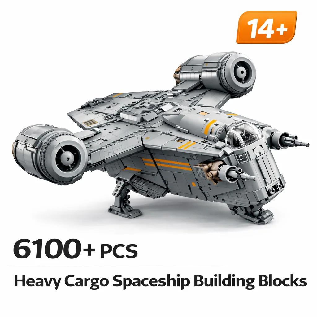 2026 New 6187pcs Spacecraft Model Star Mandalorian Razor Crest Spaceship 75331 Home Decoration Toys For Birthday Christmas Gifts
2026 New 6187pcs Spacecraft Model Star Mandalorian Razor Crest Spaceship 75331 Home Decoration Toys For Birthday Christmas Gifts