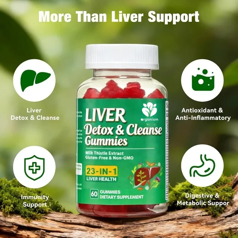 Liver Purification, Cleaning, and Repair Soft Candy -2000mg Milk Thistle Dandelion Root 60 Capsules Soft Candy
Liver Purification, Cleaning, and Repair Soft Candy -2000mg Milk Thistle Dandelion Root 60 Capsules Soft Candy