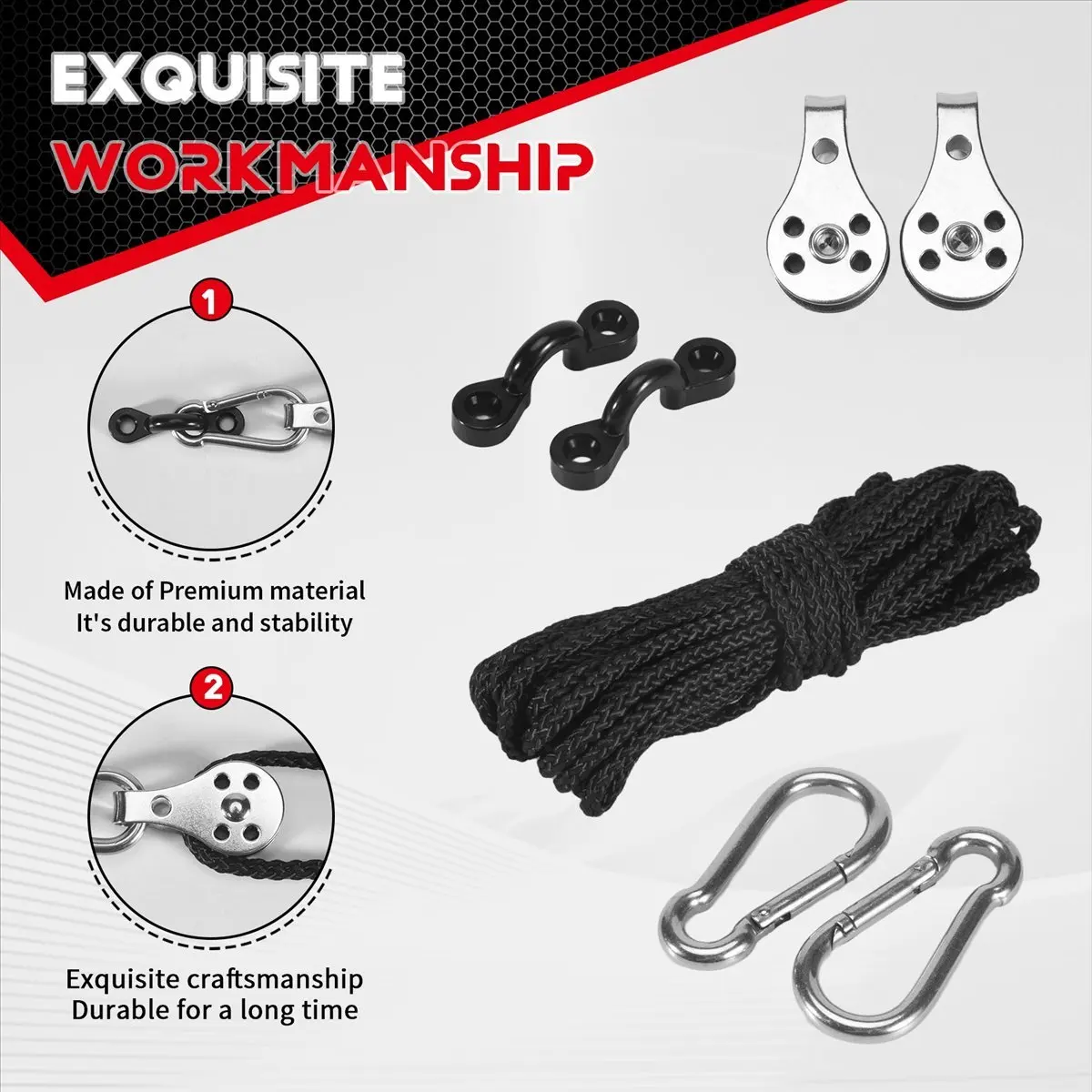 ABST Anchor Trolley Kit Inflatable Sturdy Kayak Canoe Anchor Car Kit System with Accessorys
ABST Anchor Trolley Kit Inflatable Sturdy Kayak Canoe Anchor Car Kit System with Accessorys