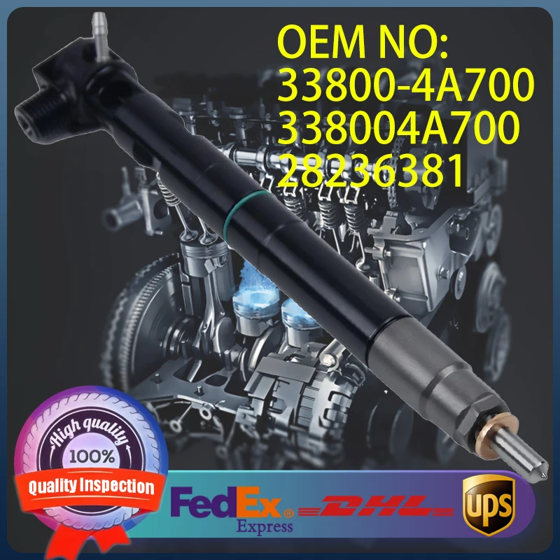 Diesel Fuel Injector 33800-4A700 338004A700 28236381 for Hyundai H1 Grand Starex 2.5 CRDi Diesel Engine 
Diesel Fuel Injector 33800-4A700 338004A700 28236381 for Hyundai H1 Grand Starex 2.5 CRDi Diesel Engine