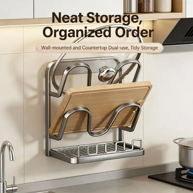 Vertical Kitchen Organizers For 2 Pot Lids And Cooking Utensils Portable Designs Saves Countertop Space D2RD
Vertical Kitchen Organizers For 2 Pot Lids And Cooking Utensils Portable Designs Saves Countertop Space D2RD