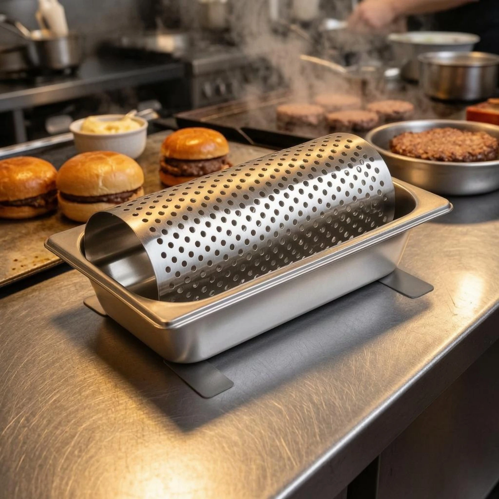 Stainless Steel Butter Roller Polished Metal Perforated Butter Roller Kitchen Utensil Easy to Clean Dishwasher Safe
Stainless Steel Butter Roller Polished Metal Perforated Butter Roller Kitchen Utensil Easy to Clean Dishwasher Safe