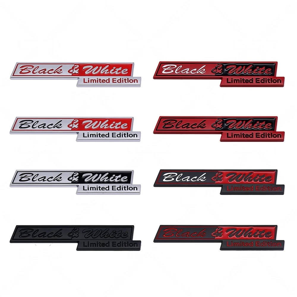 1pcs Black & White Limited Edition Car Emblem for Car Trunk Decal Sticker Badge Emblem for Auto SUV Truck Motorcycle Accessories
1pcs Black & White Limited Edition Car Emblem for Car Trunk Decal Sticker Badge Emblem for Auto SUV Truck Motorcycle Accessories