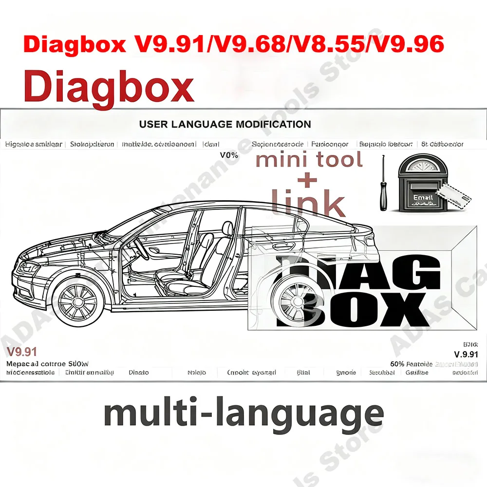 Новейший Diagbox V9.91 V9.68 V8.55 V9.96 — автомобильный OBD2 сканер, инструмент для обслуживания автомобилей, совместимый с Lexia3 PP2000, для диагностики, сбросов и адаптации.
Новейший Diagbox V9.91 V9.68 V8.55 V9.96 — автомобильный OBD2 сканер, инструмент для обслуживания автомобилей, совместимый с Lexia3 PP2000, для диагностики, сбросов и адаптации.