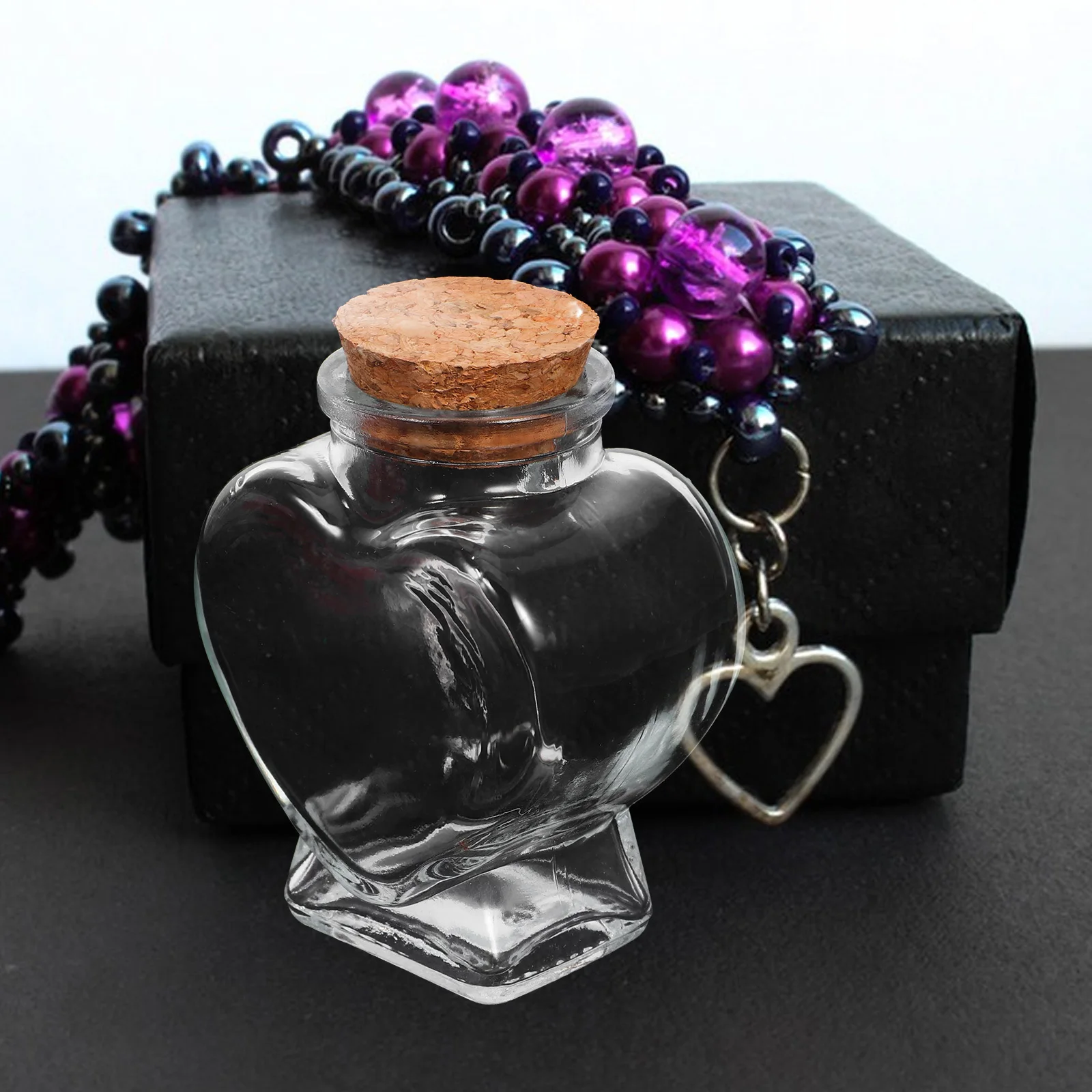 4pcs Heart-Shaped Transparent Wishing Bottles Glass Diy Drift Bottles For Perfume Essential Oil Aromatherapy Decorative
4pcs Heart-Shaped Transparent Wishing Bottles Glass Diy Drift Bottles For Perfume Essential Oil Aromatherapy Decorative
