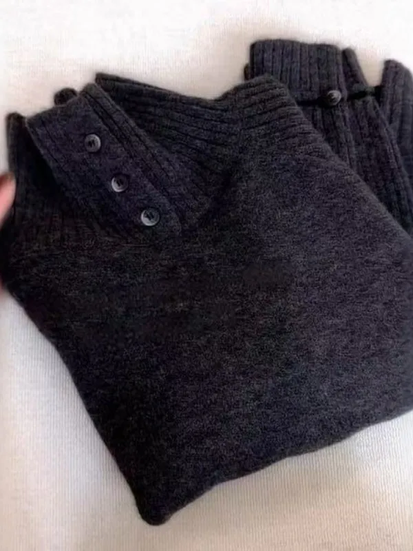 Korean Sle High Collar Knitted Sweater Women's plus Size Artistic Versatile Base Layer irt Loose Fit Long Sve Spring
Korean Sle High Collar Knitted Sweater Women's plus Size Artistic Versatile Base Layer irt Loose Fit Long Sve Spring