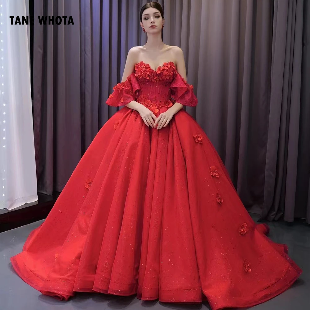 Vestido De Quinceañeras 2025 Sweetheart Detachable Sleeve Lace Up Back Beading Sequined Appliques Customized Red Long Dress
Vestido De Quinceañeras 2025 Sweetheart Detachable Sleeve Lace Up Back Beading Sequined Appliques Customized Red Long Dress