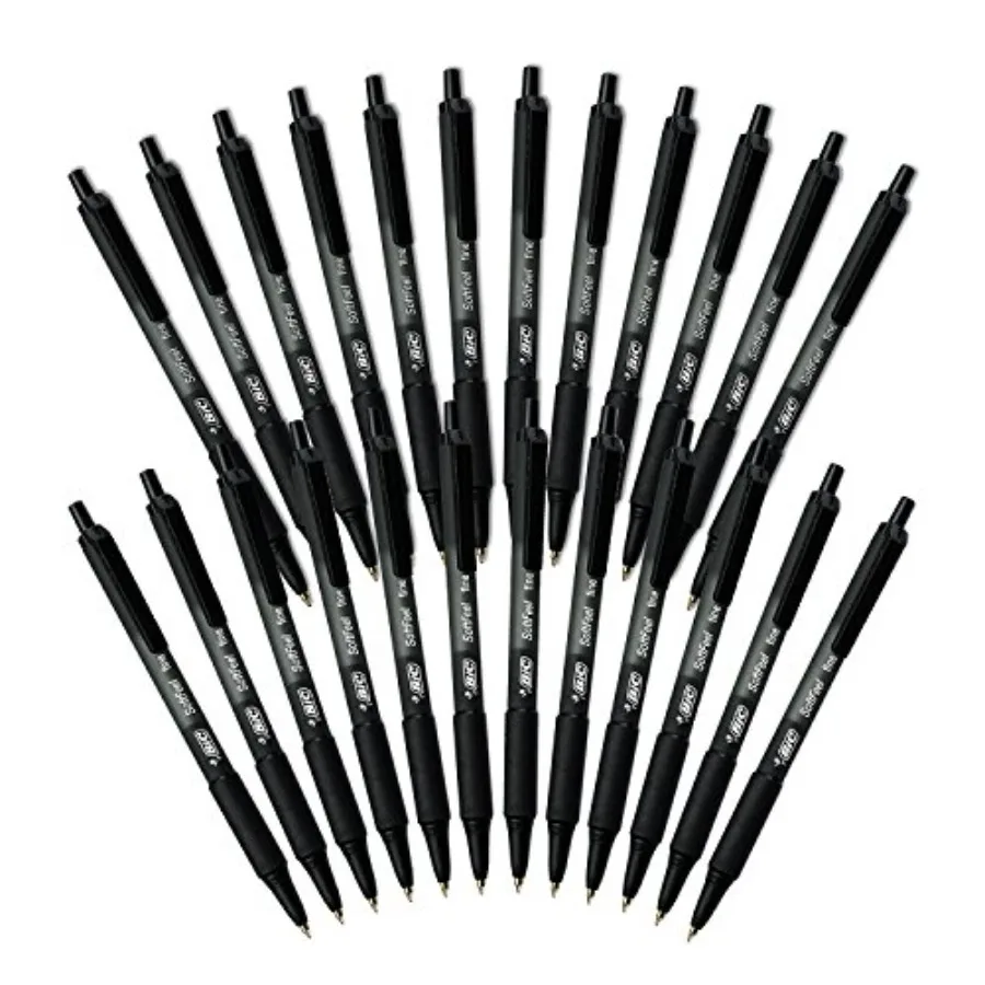 Soft Feel Retractable Ball Point Pen, Fine Point, Black Ink 24-Count, Black, Fine Point
Soft Feel Retractable Ball Point Pen, Fine Point, Black Ink 24-Count, Black, Fine Point