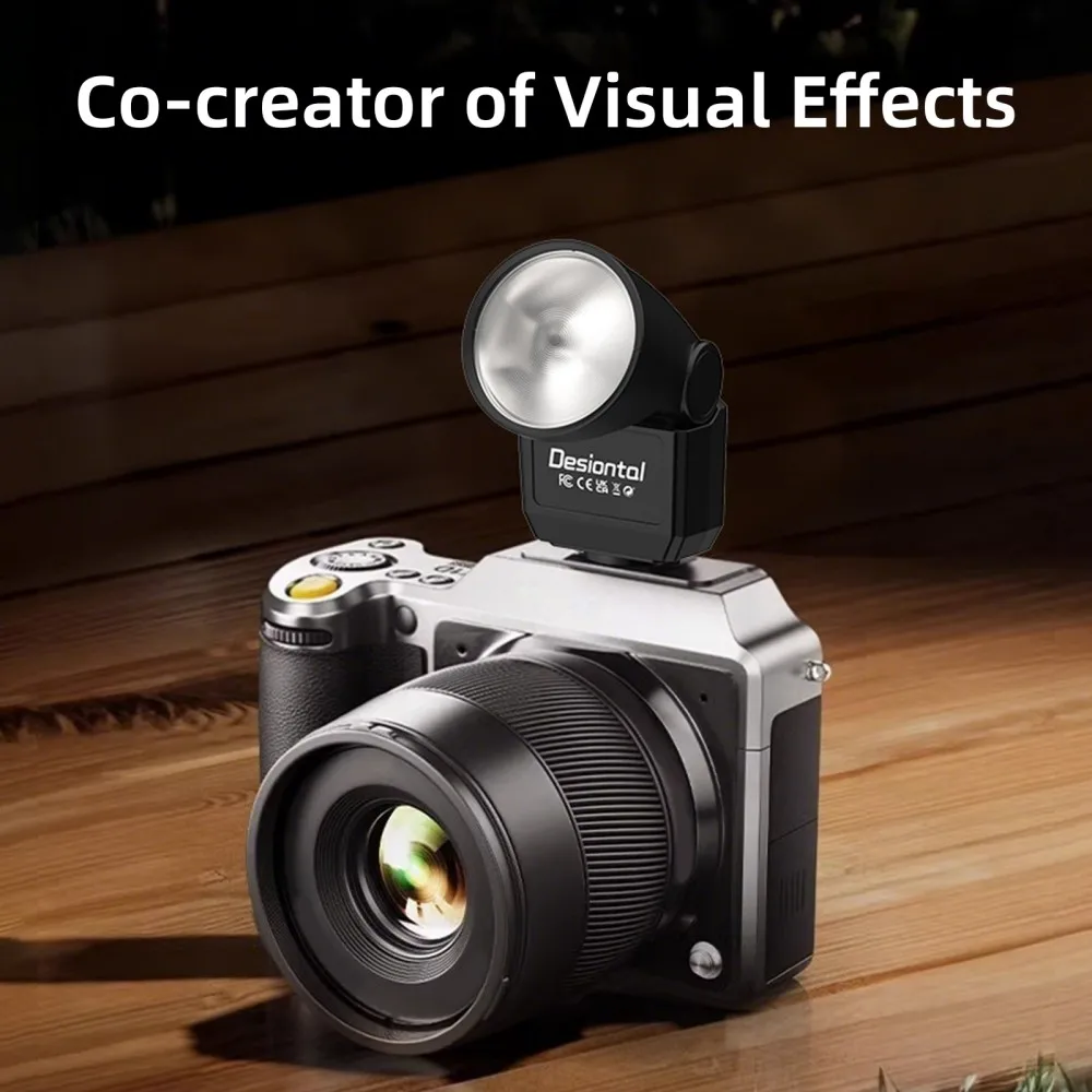 Desiontal F02 Mini Flash Standard Hot Shoe Mount Type-C Charging 6500K for Camera Sony Canon Nikon Panasonic Olympus DSLR Camera
Desiontal F02 Mini Flash Standard Hot Shoe Mount Type-C Charging 6500K for Camera Sony Canon Nikon Panasonic Olympus DSLR Camera