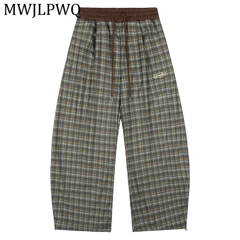 MWJLPWQ Men's Winter Plaid Sweatpants Fleece Lining Unisex Trendy Retro Straight Wide-Leg Pants Warm Casual Trousers New 16344
MWJLPWQ Men's Winter Plaid Sweatpants Fleece Lining Unisex Trendy Retro Straight Wide-Leg Pants Warm Casual Trousers New 16344