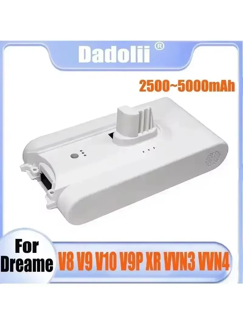 Long Lasting 25.2V Lithium Ion Battery Pack For Dreame Handheld Cordless Vacuum Cleaner V8 V9 V10 V9P V9B XR VVN3 VVN4
Long Lasting 25.2V Lithium Ion Battery Pack For Dreame Handheld Cordless Vacuum Cleaner V8 V9 V10 V9P V9B XR VVN3 VVN4