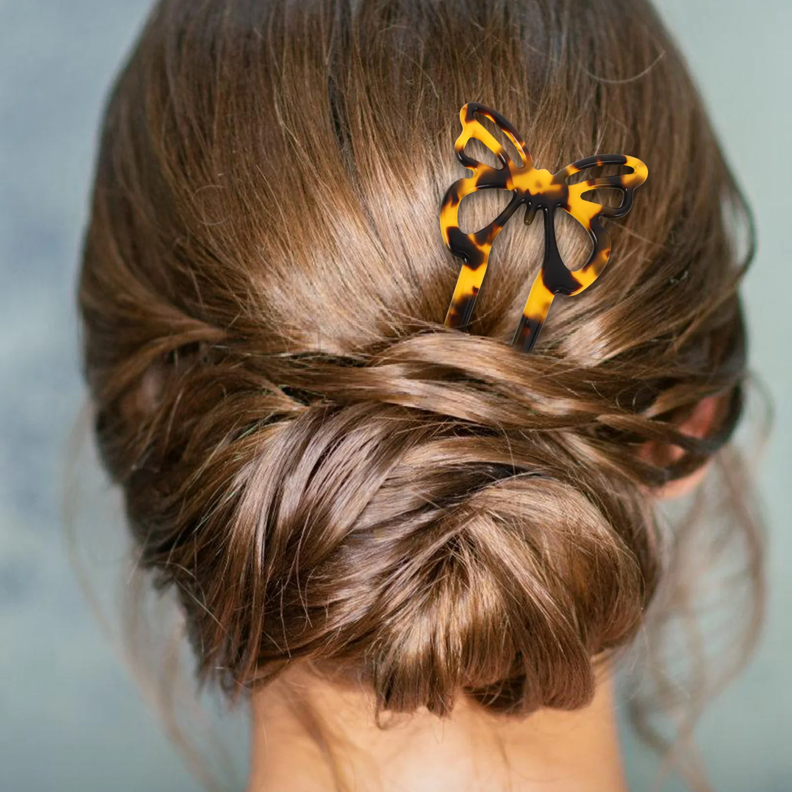 2Pcs Acetate Hairpin Set Retro Butterfly Chignon Clips Women Teens Bun Decorative Forks Easy Match Accessories
2Pcs Acetate Hairpin Set Retro Butterfly Chignon Clips Women Teens Bun Decorative Forks Easy Match Accessories
