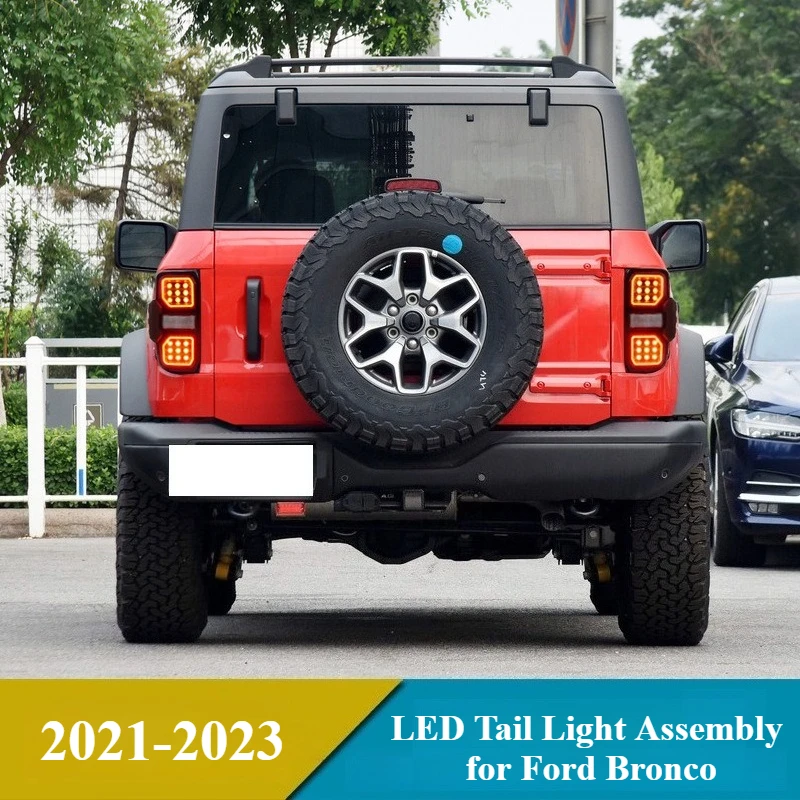 Светодиодный задний фонарь в сборе для Ford Bronco U725 2021 2022 2023 с указателем поворота, индикатором заднего хода, мигалкой, дымовой линзой
Светодиодный задний фонарь в сборе для Ford Bronco U725 2021 2022 2023 с указателем поворота, индикатором заднего хода, мигалкой, дымовой линзой