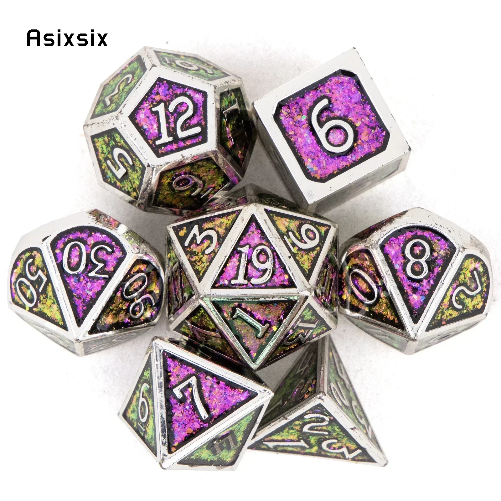 7 Pcs Colorful Standard Metal Dice Perfect For Card Games Board Games For Critical Role, Rpgs, D&D
7 Pcs Colorful Standard Metal Dice Perfect For Card Games Board Games For Critical Role, Rpgs, D&D