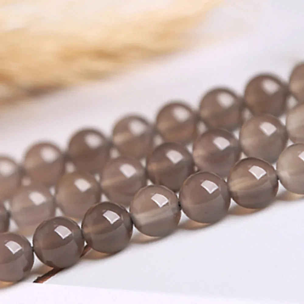 Natural Stone 4-10mm Grey Agate Loose Beads for Jewelry Making DIY Necklace Bracelet Jasper Onyx Beading
Natural Stone 4-10mm Grey Agate Loose Beads for Jewelry Making DIY Necklace Bracelet Jasper Onyx Beading