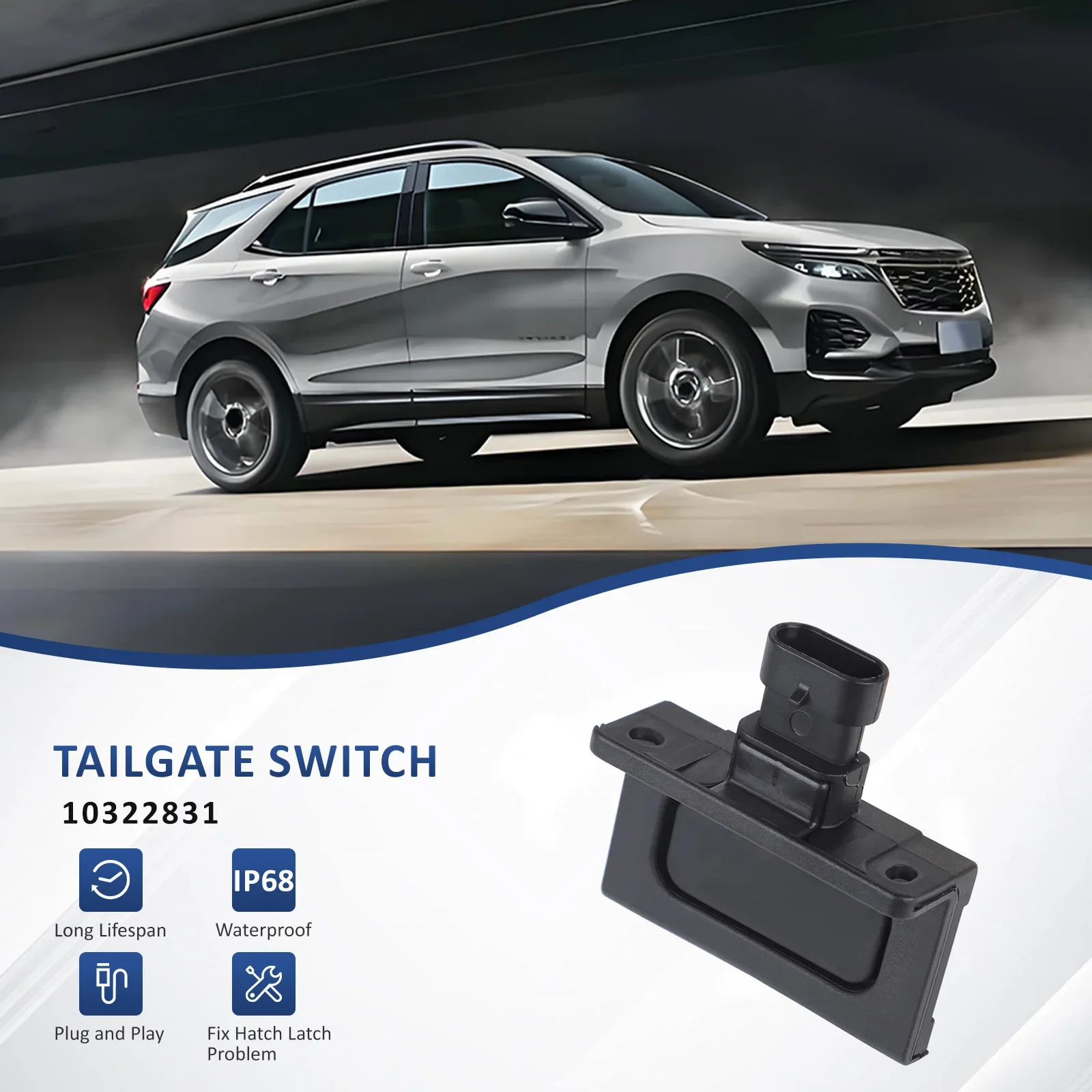 Car Rear Trunk Lock Release Tailgate Button Switch OEM 10322831 For Chevrolet Chevy Equinox 2007-2009 Buick Rendezvous 2003-2007
Car Rear Trunk Lock Release Tailgate Button Switch OEM 10322831 For Chevrolet Chevy Equinox 2007-2009 Buick Rendezvous 2003-2007